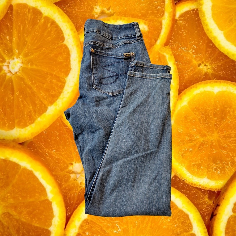 Seven7‎ Jeans Womens Tummyless Skinny Jeans Joy Color Size 10
